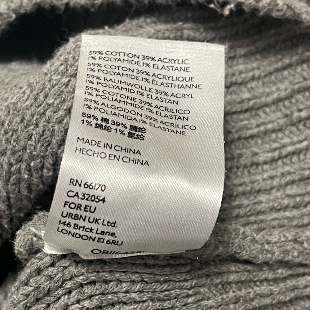 BDG Urban Outfitters Women's Charcoal Button-Up Cardigan - Picture 9 of 9